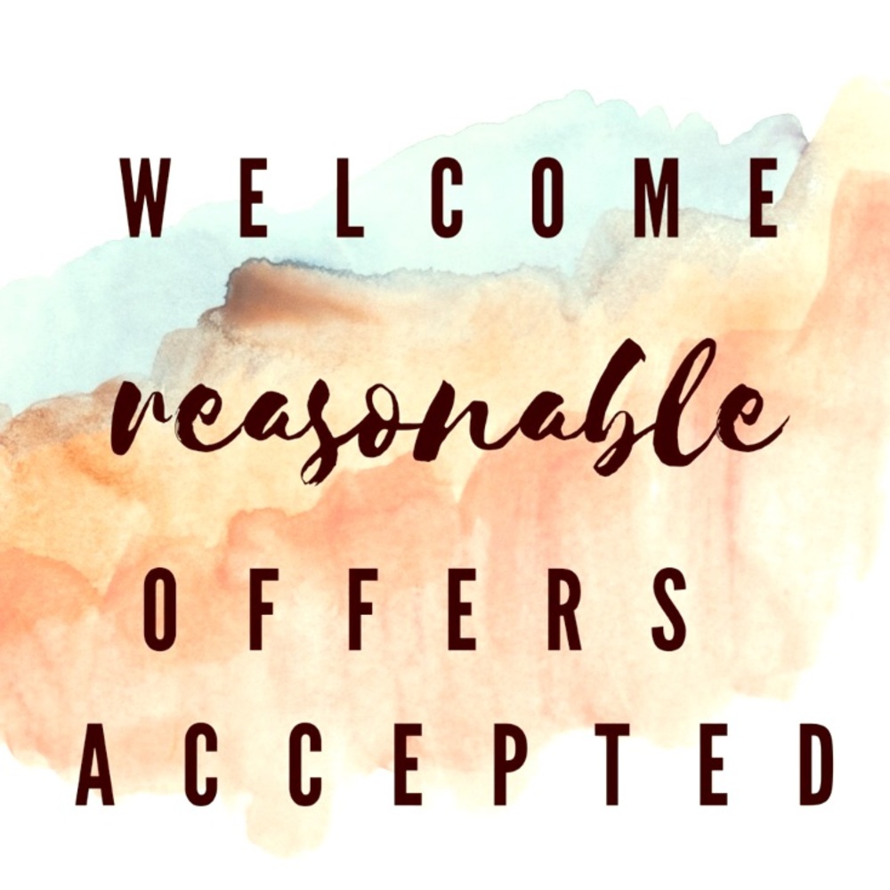Reasonable offers accepted!